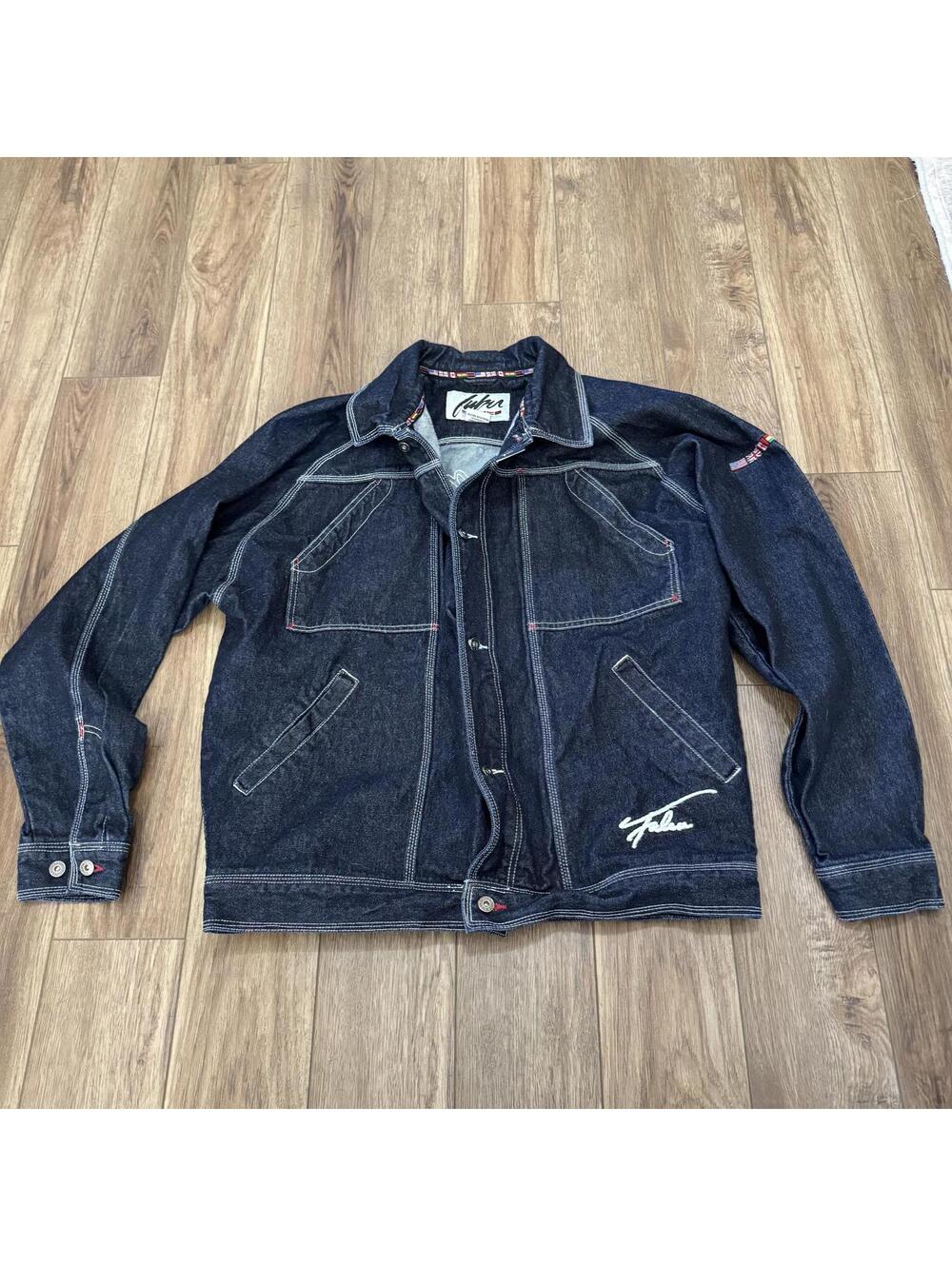Vtg 90s FUBU Collection Limited Edition Denim Jacket XXL